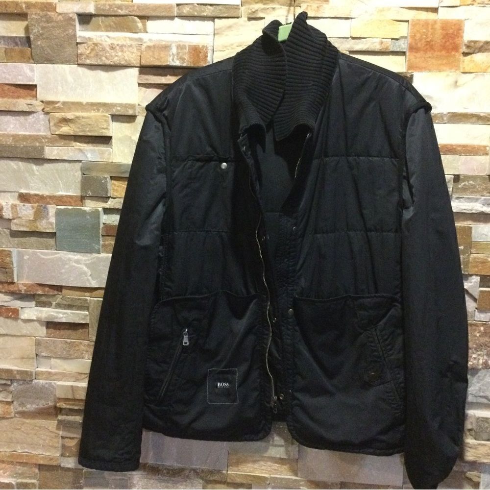 HUGO BOSS Jacket with knitted collar - Picture 11 of 13